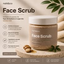 Gommage visage à la figue de barbarie et argan bio
