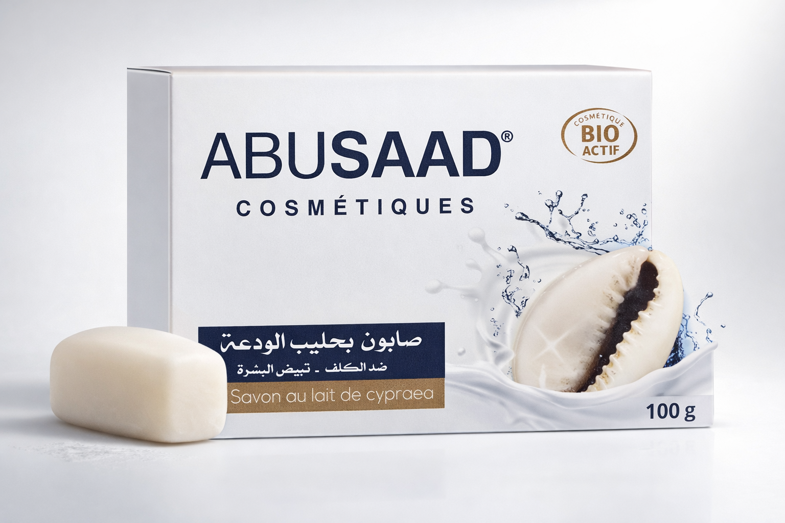 Savon ABUSAAD au lait de Cypraea