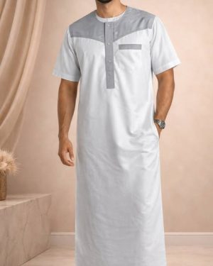 Qamis Al Atlas bicolore