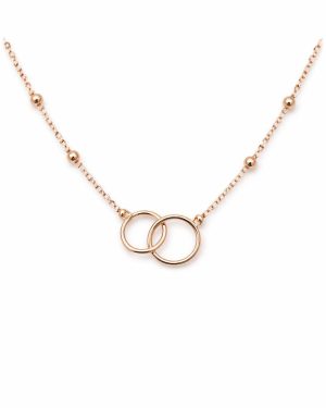 Collier enfant anneaux entrelacés