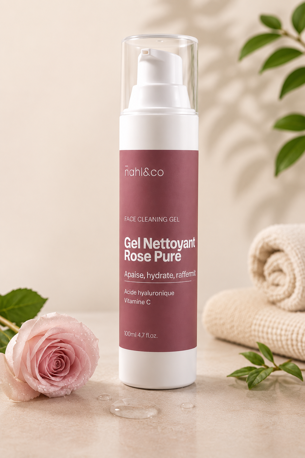 Gel nettoyant visage à la Curcumine / Rose – Image 4