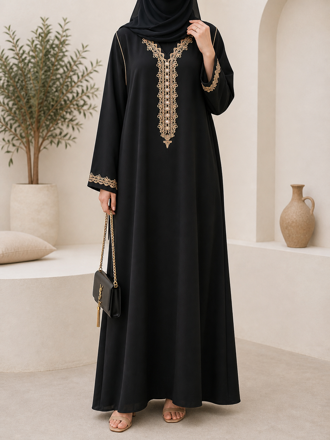Robe style caftan Alfia