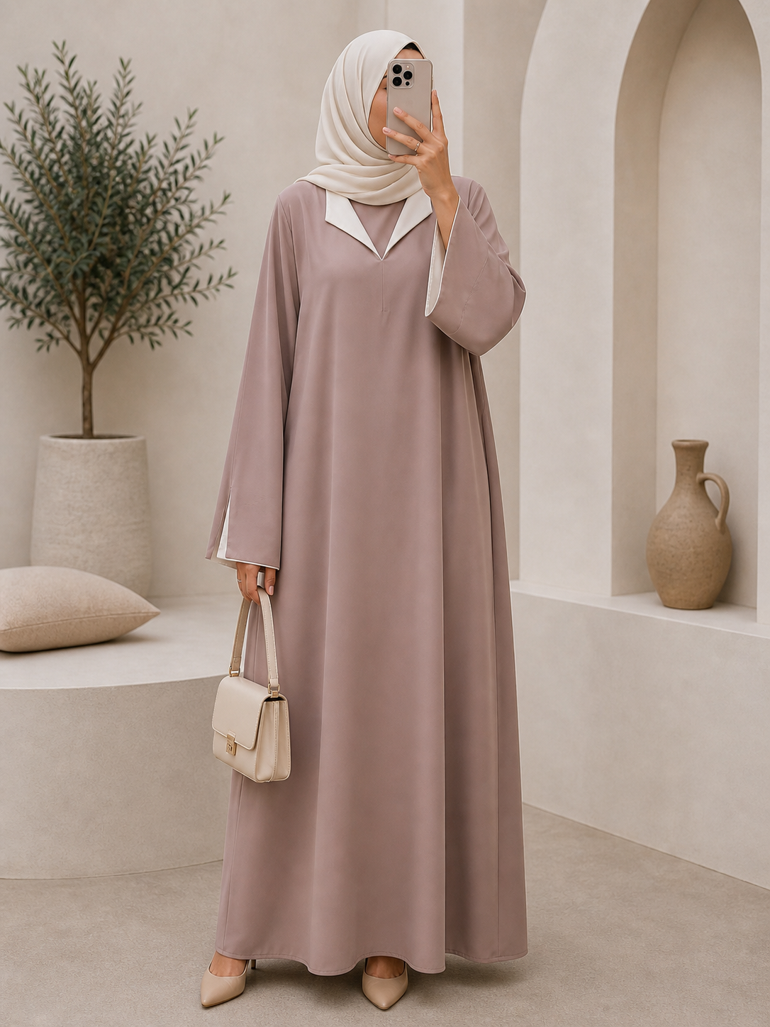 Robe bicolore Safiya