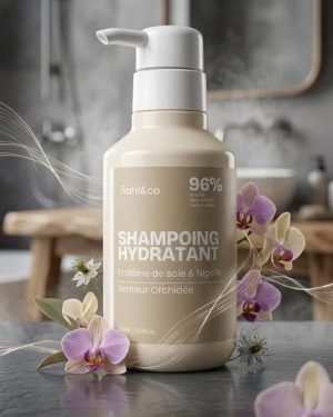 Alternative view of Shampoing hydratant aux protéines de soie et nigelle - 320 ml