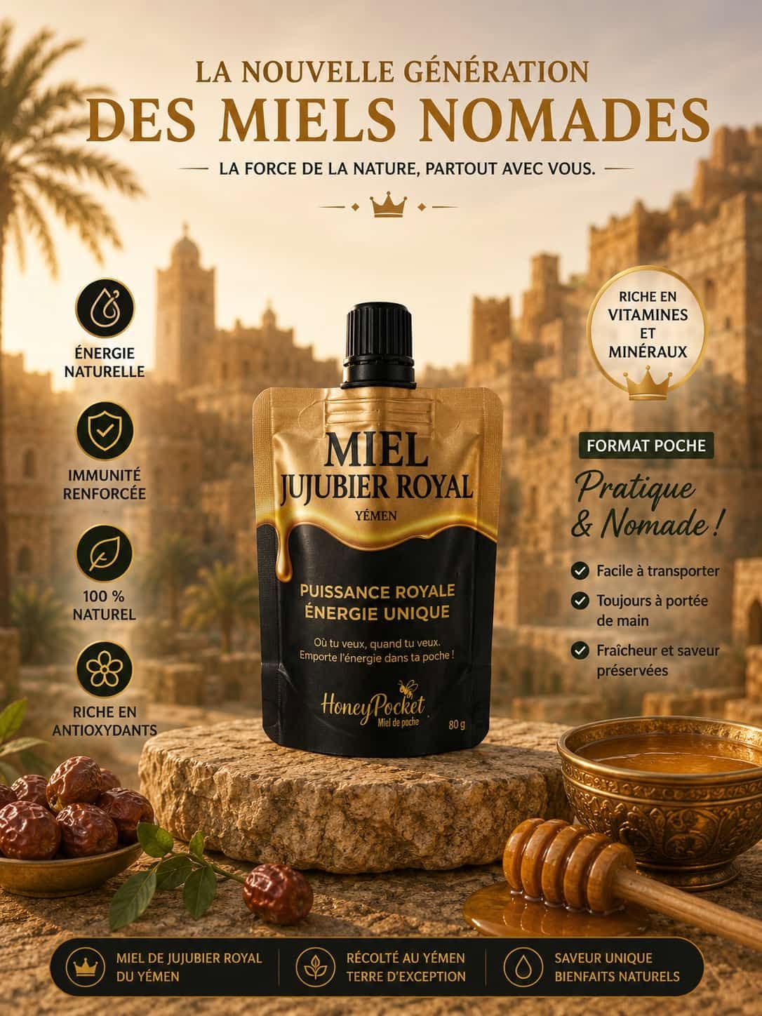Miel de Jujubier Royal du Yémen (Hadramawt)