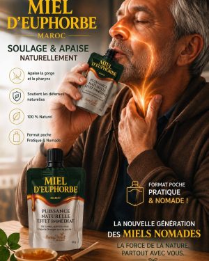 Alternative view of Honey pocket : Miel d'Euphorbe du Maroc (Daghmous)