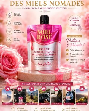 Alternative view of Honey pocket - Miel Rose de Russie